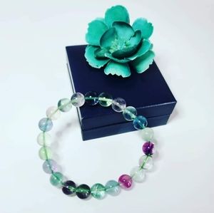 Fluorite beaded bracelets/ 8 mm